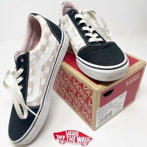 Vans Ward Checkbeard Black Sepi Size 7.5 Women